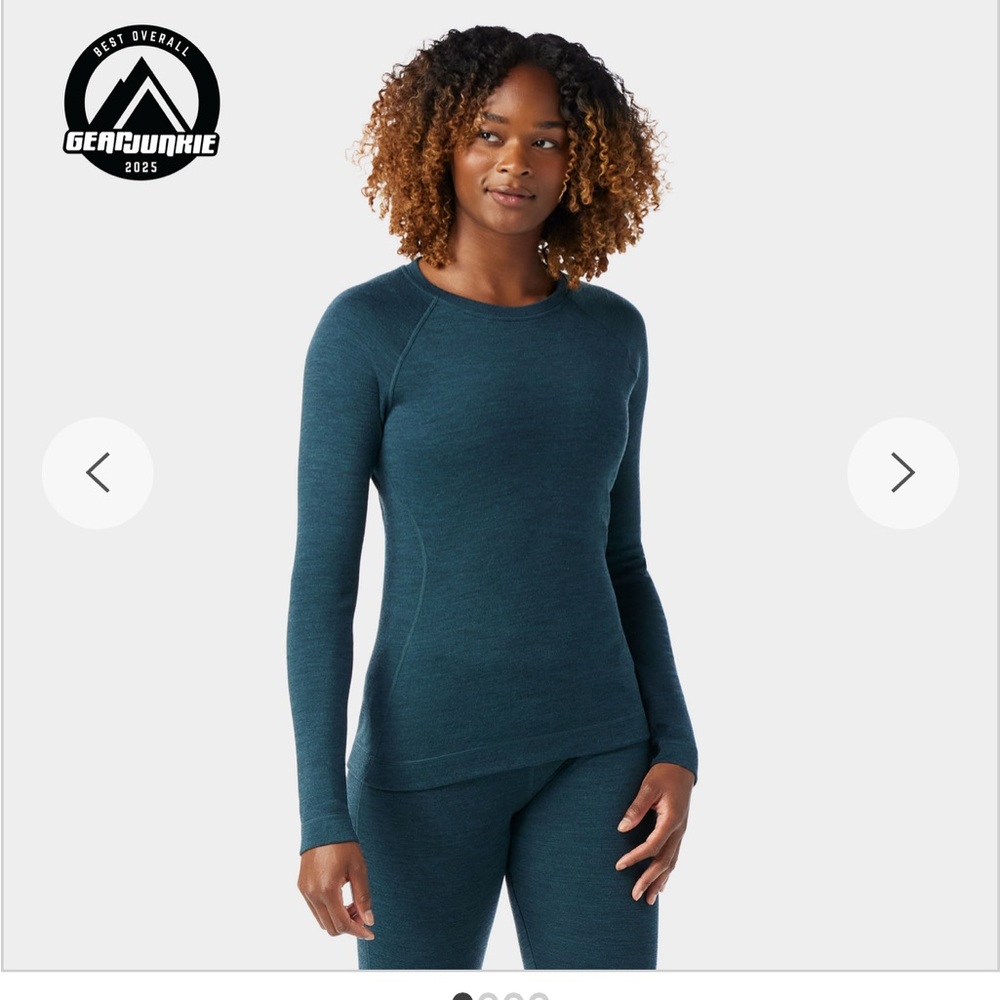 Smartwool Women's Merino Wool Crew in Teal